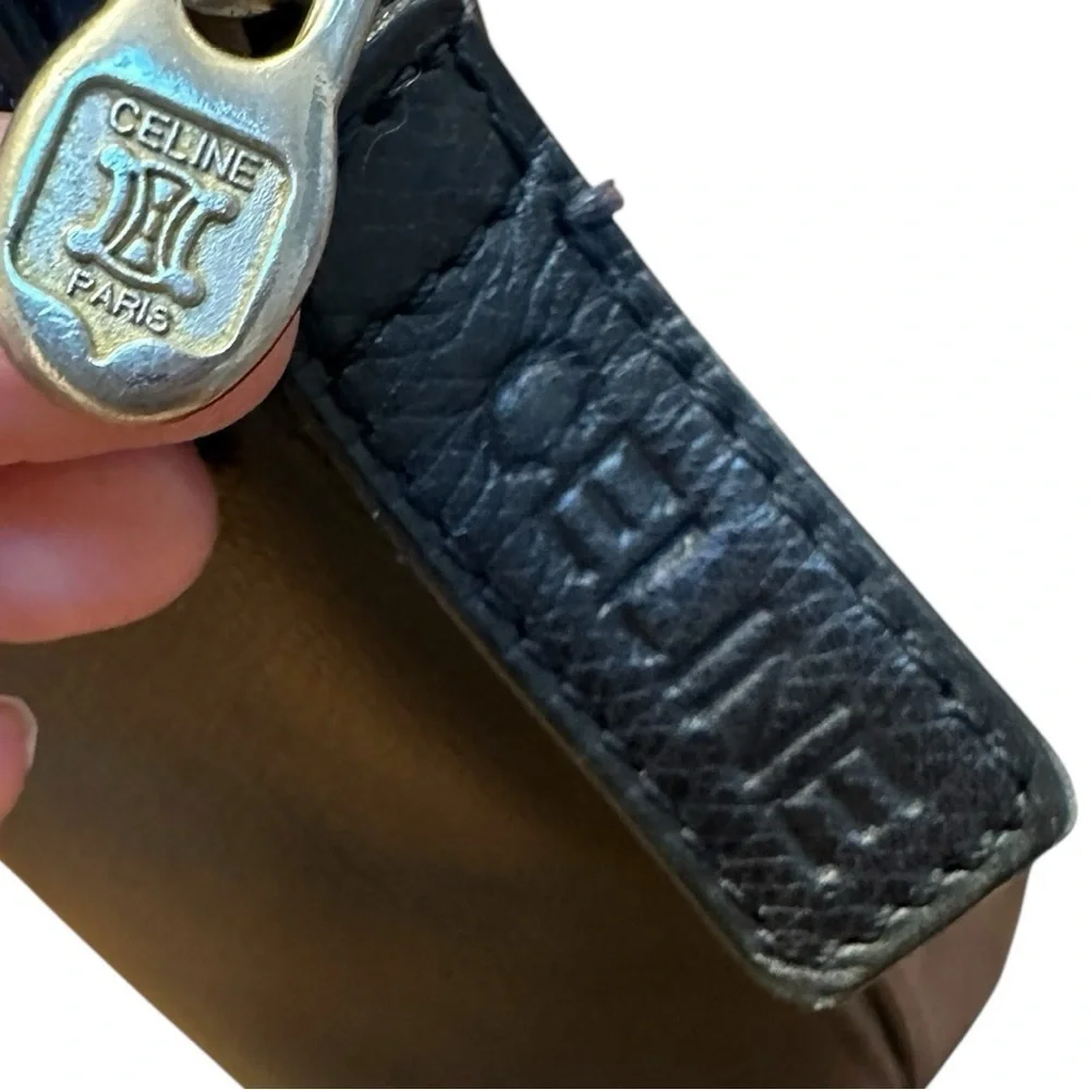 Elegant Vintage CELINE Navy Blue Bolide Top Handle Bag - Picture 5 of 15